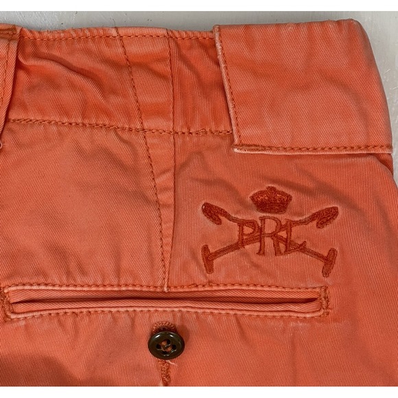 Polo Ralph Lauren‎ Loose Chino Shorts Men 30 X 9 Orange PRL Cotton Garment Dyed - Picture 10 of 10
